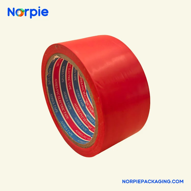 شريط تحذير أحمر نقي